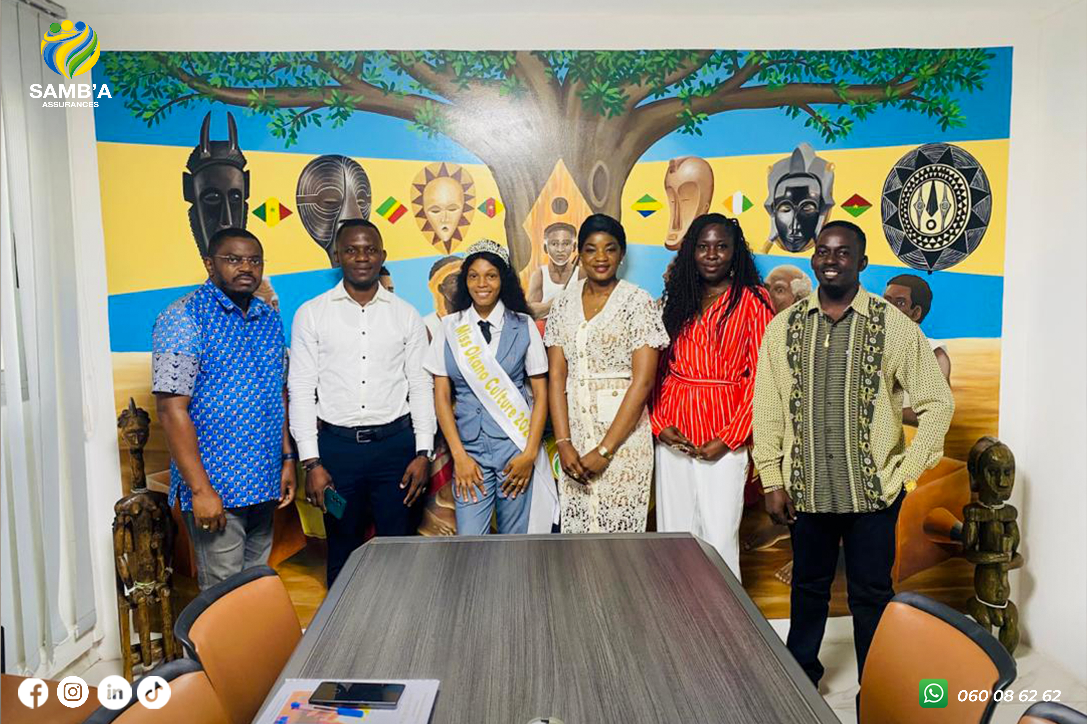 SAMB’A ASSURANCES GABON REÇOIT OKANO CULTURE
