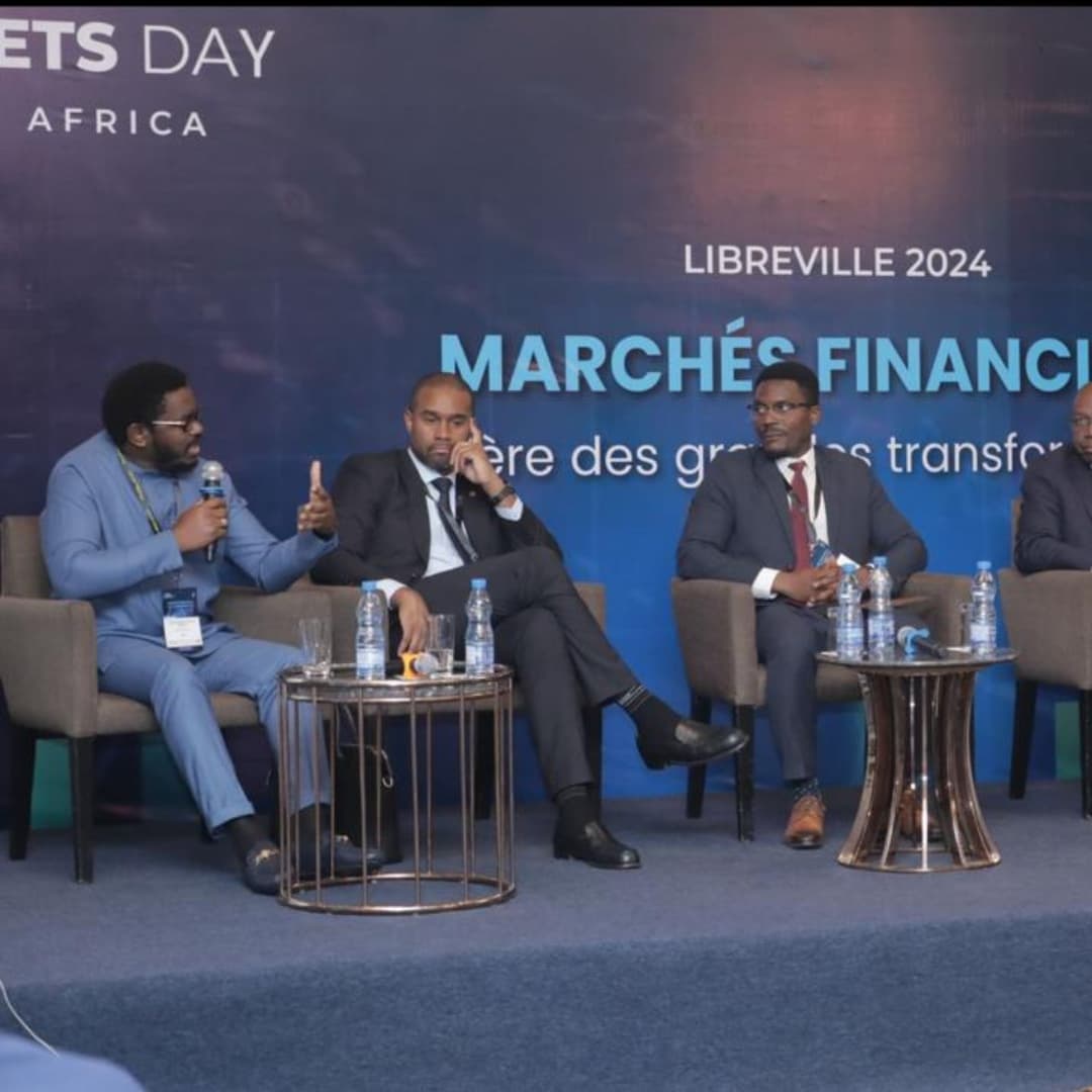 Le Dr Crépin Magloire Andrew GWODOG NYANGONE sur le panel organisé par AFRICA CAPITAL MARKETS FORUM